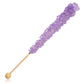 Candy Envy - Iridescent Lavender Rock Candy Sugar Sticks - Tutti Frutti Flavored - 12 Indiv. Wrapped
