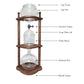 Nispira Cold Brew Coffee Maker Ice Coffee Drip Machine With Advanced Slow Drip Technology Borosilicate Glass With Wood Tower, 6-