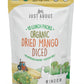 Organic Dried Mango Diced, 10 Lunch Packs 1 oz each, Bag contains 10 oz in total