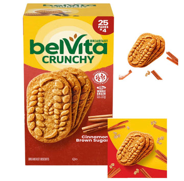 Belvita Cinnamon Brown Sugar Breakfast Biscuits (25 Pk.)