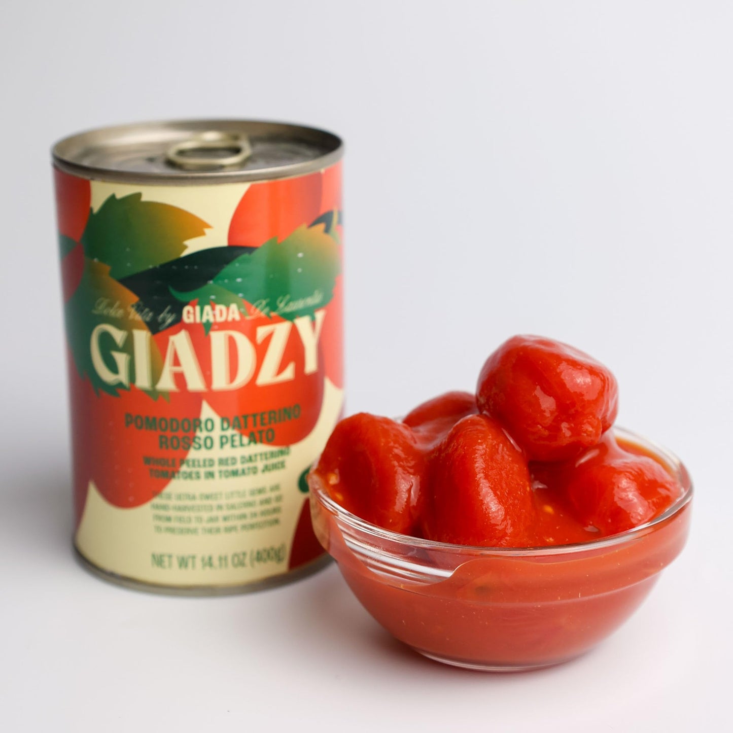 Giadzy By Giada De Laurentiis Italian Gourmet Gift Box - Includes Mini Gold - Wrapped Olive Oil, Gluten Free Ziti Corti, Peeled