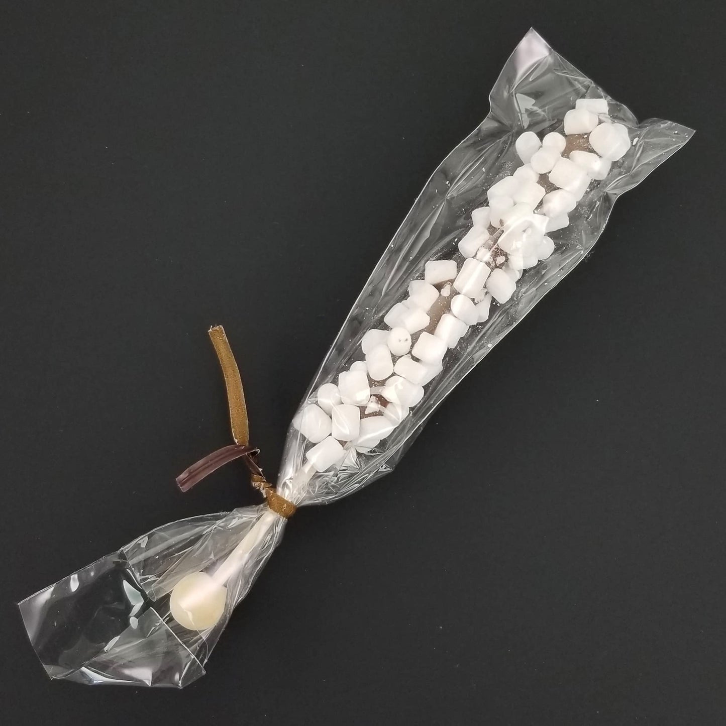 Melville Candy Gourmet Chocolate Stirrers - Naturally Flavored Stirrers for Beverages - Chocolate with Mini Marshmallows, 8 Coun
