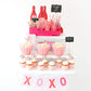 24 Pcs One Cupcake Toppers With Love Glitter Valentine'S Day 1St Birthday Cupcake Picks Decorations For Wedding Anniversary Baby