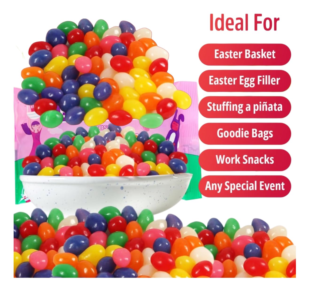 Easter Jelly Beans Candy For Basket Stuffers - (2 - Pack, 7 Ounces, Classic)