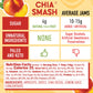 Chia Smash Fruit Jam | Subtly Sweet Keto Jam Made With Upcycled Berries And Other Simple Ingredients | Low-Calorie, Paleo, Super