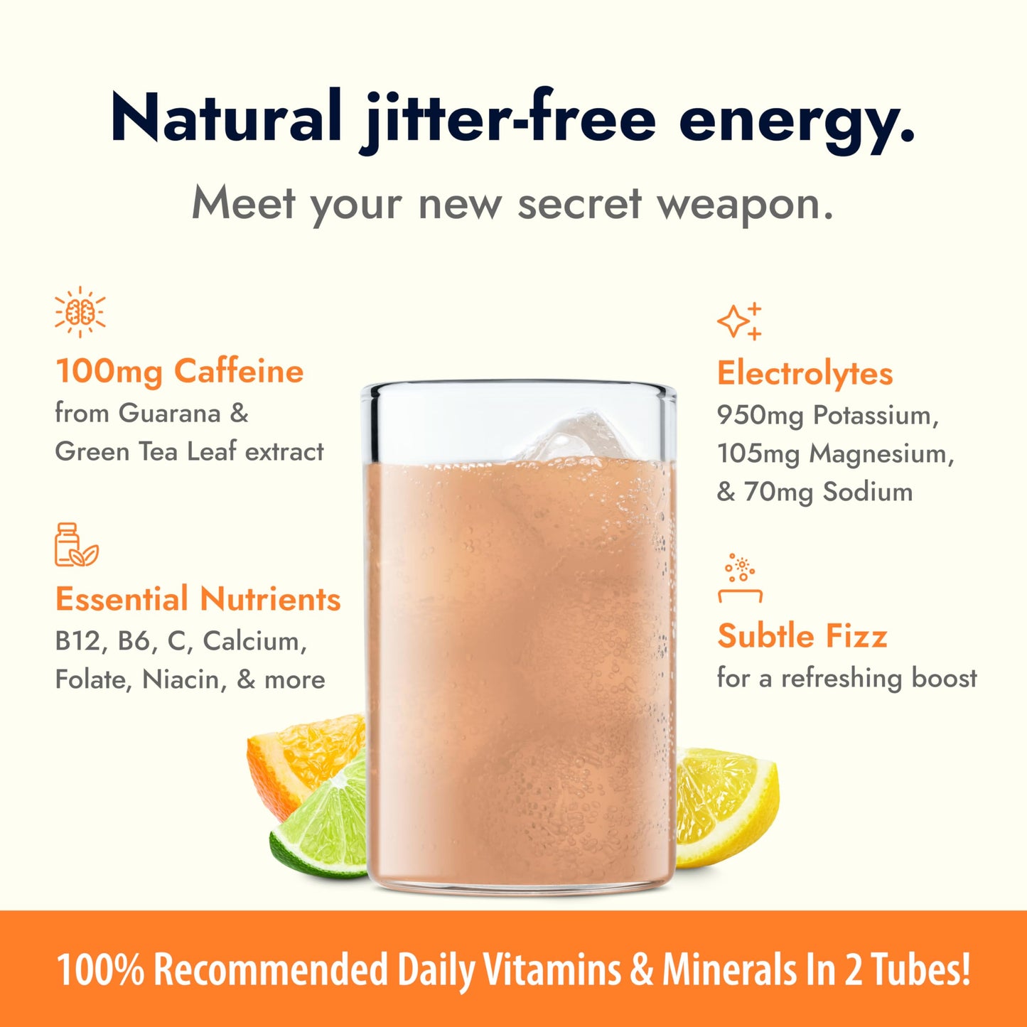 Zipfizz Daily Energy Drink Powder, Citrus, 20 Pack, Sugar-Free, Electrolyte Powder, Contains Vitamin B-12, 0.39 Ounce per Pack