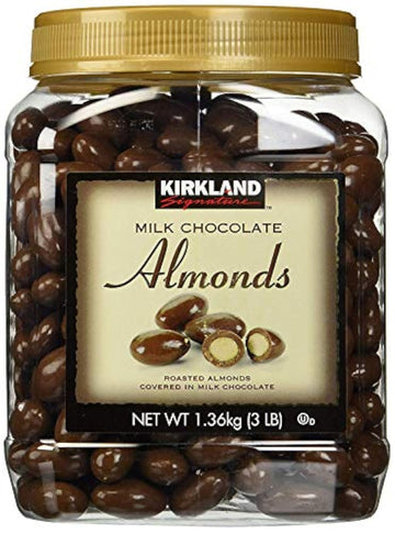 Kirkland Signature Htgfd Milk Chocolate Roasted Almonds, 2 Pack 48 Ounce