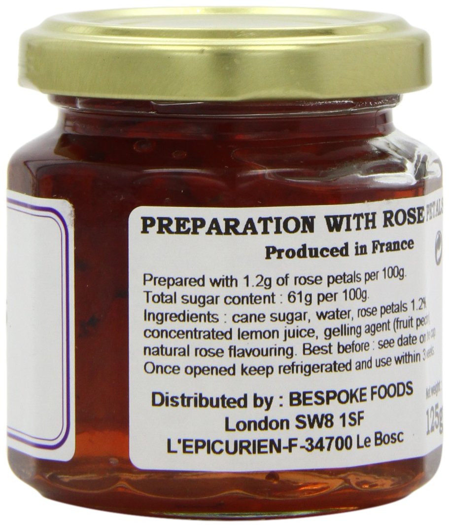 Epicurien Rose Petals Confit - 125 g or 4.4 oz