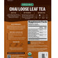 Fgo Organic Chai Tea, 4 Ounce Loose Leaf, Resealable Bag, Packaging May Vary (Pack Of 1)