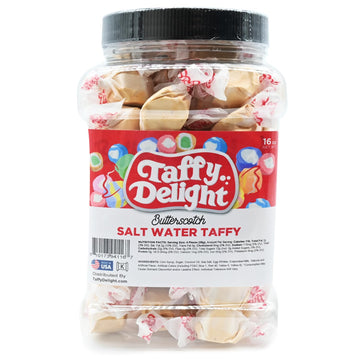 Taffy Delight Salt Water Taffy (16oz, Butterscotch)