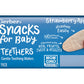 Gerber Snacks For Baby Teethers, Strawberry Apple Spinach, Gentle Teething Wafers, Non-Gmo Ingredients, 12 Individually Wrapped