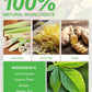 TeeLux Lemon Ginger Herbal Tea, Caffeine Free, 100 Tea Bags, Refreshing Flavor