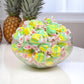 Premium Pineapple Saltwater Taffy Chewy Candy Tropical Sweet Flavor Bulk 1 Lb Bag 60+ Pieces Individually Wrapped, Nut & Gluten