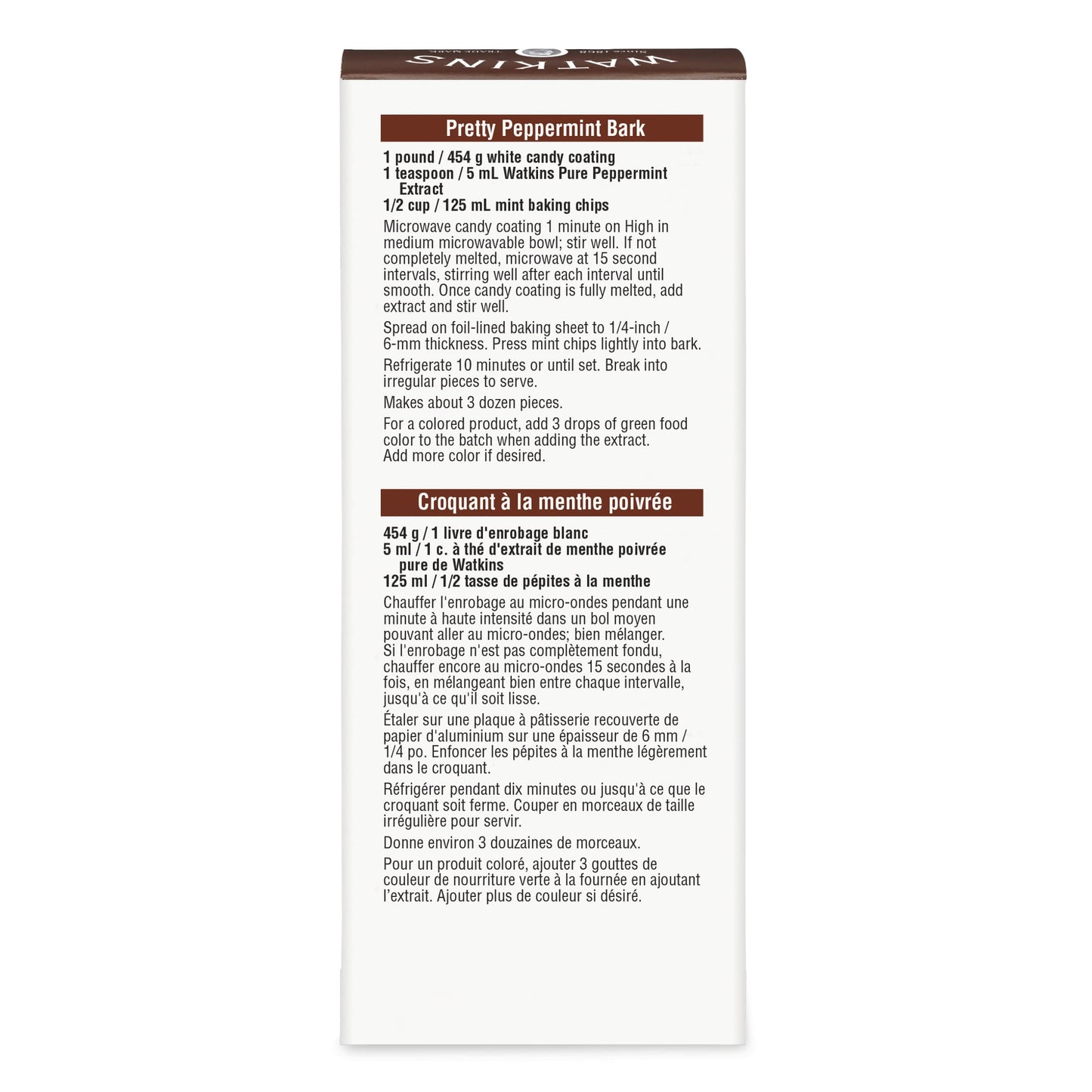Watkins Pure Peppermint Extract, 2 Oz. Bottles, Pack Of 6 (Packaging May Vary)