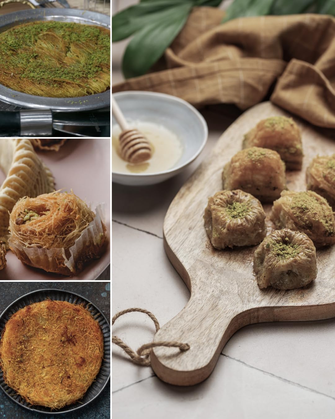 Sweetifi Kataifi Roasted Shredded Fillo Dough, Dried Chopped And Baked Kataifi For Dubai Chocolate, Authentic Roasted Kataifi Pa