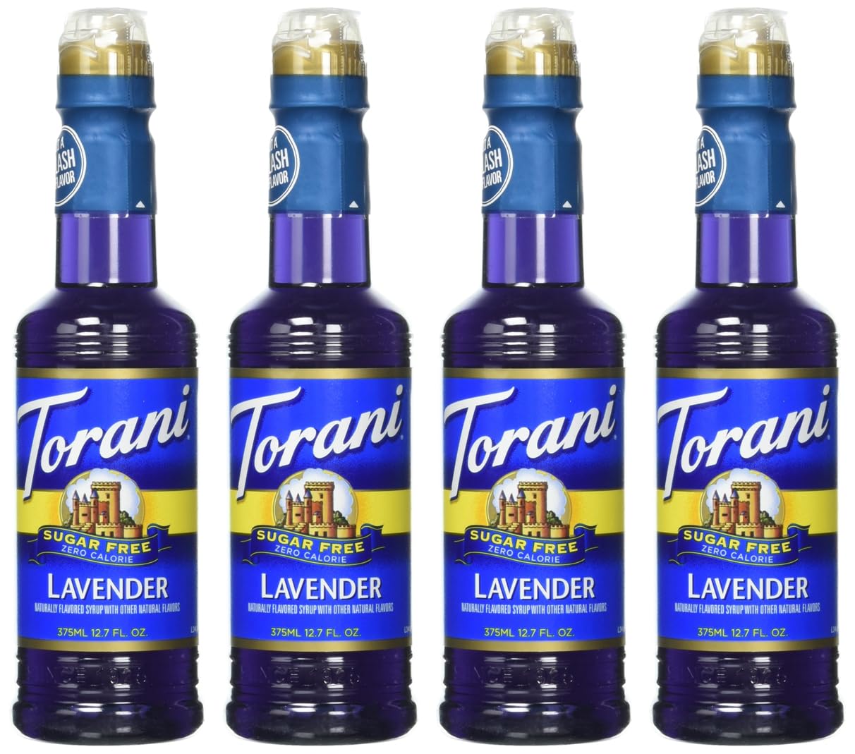 Torani Lavender Syrup, Sugar Free, Kosher, 12.7 Fluid Ounce (Pack of 4)