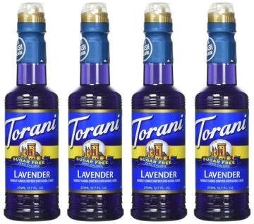 Torani Lavender Syrup, Sugar Free, Kosher, 12.7 Fluid Ounce (Pack of 4)
