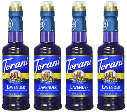 Torani Lavender Syrup, Sugar Free, Kosher, 12.7 Fluid Ounce (Pack of 4)