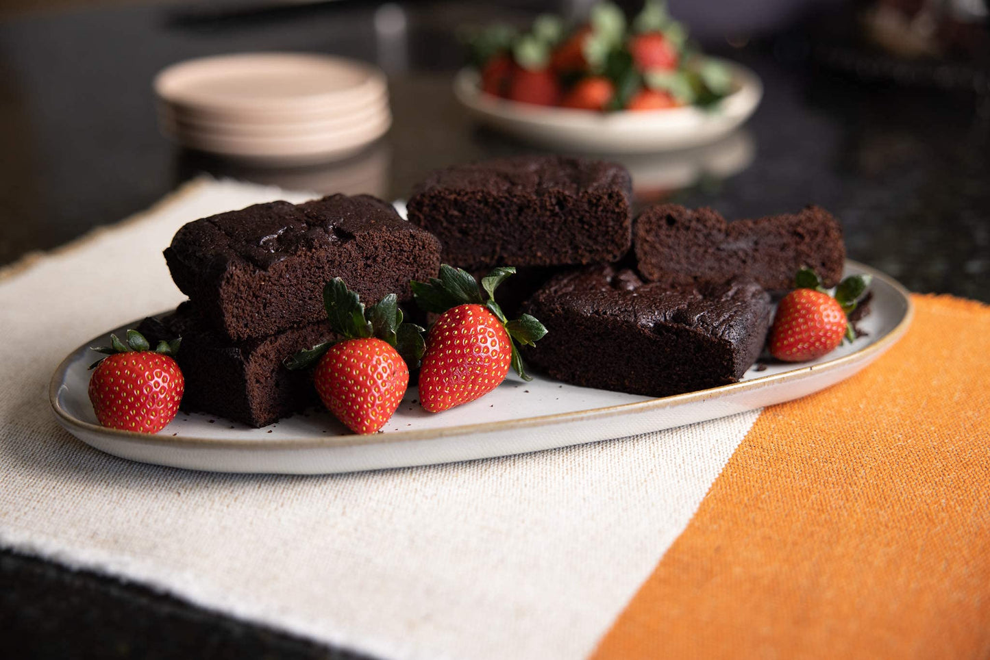 Trueats Brownie Mix: Diabetic Friendly, Protein & Fiber Rich, Low Glycemic & Gluten Free, No Sugar Added, Vegan Friendly, Dairy