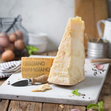Parmigiano Reggiano DOP 18 months 2.2 lb (1kg) - The Only Parmesan - EMILIA FOOD LOVE Selected with love in Italy