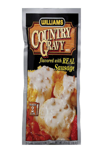 Williams Country Gravy Flavored With Real Sausage, 2.5 Oz.