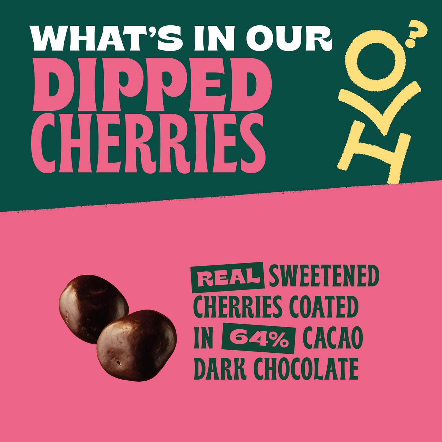 Orchard Valley Harvest Dark Chocolate Dipped Cherries, Made With Real Cherries, Gluten Free, Non-Gmo, No Artificial Colors, Stan