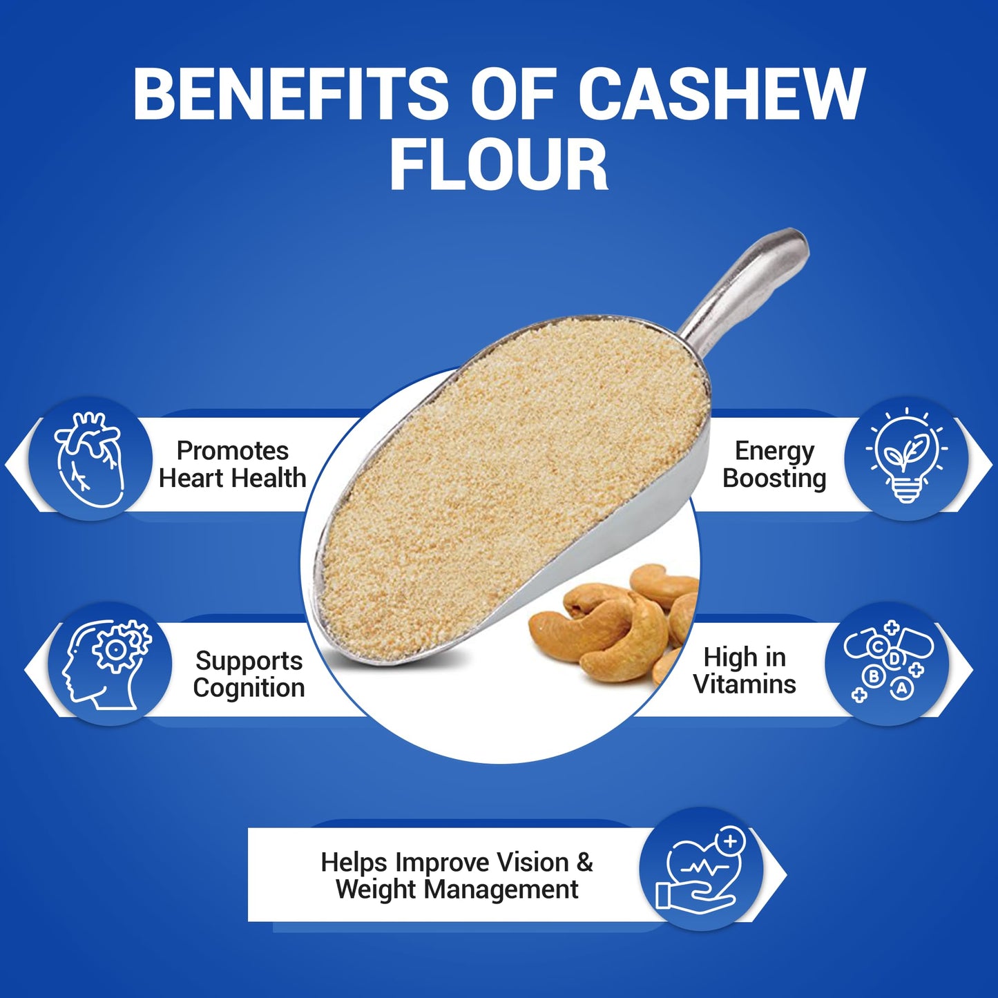 Wellbee'S Cashew Flour - Gluten Free Nut Flour - Finely Ground Powder For Baking - Non Gmo - No Additives - Scd Approved (1 Lb.)