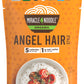 Miracle Noodle Organic Ready To Eat Angel Hair Style Noodle, Plant Based, Gluten Free, Shirataki Rice, Keto And Paleo Friendly, 7 Ounce (Pack Of 6)