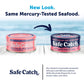 Safe Catch Wild Pink Salmon Canned Wild-Caught Skinless Boneless Salmon Fish Every Can Of Salmon Is Mercury Tested Kosher  6-Pack Salmon Cans 5oz