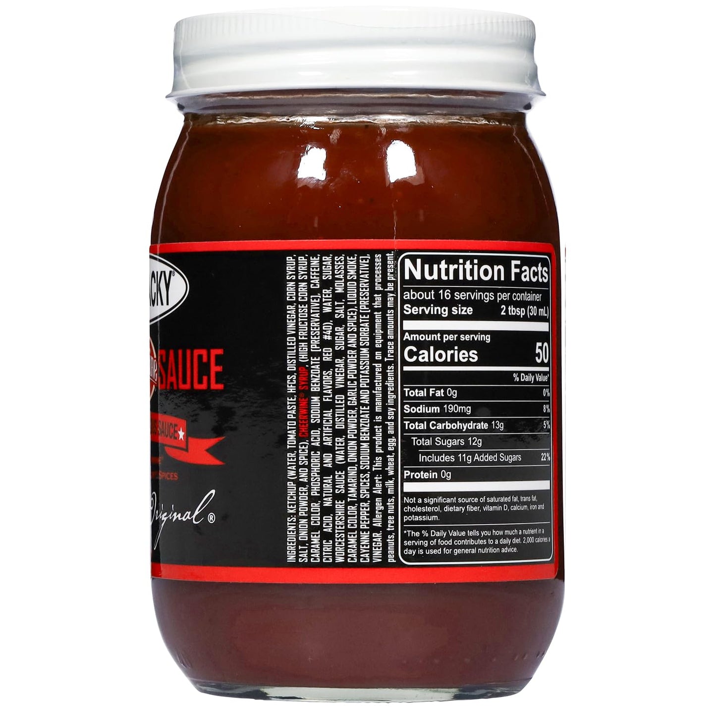 Cackalacky BBQ Sauce Gift Set - Cherry-Flavored, 2-Pack of 16 oz Jars, Ideal for Grilling and Dips