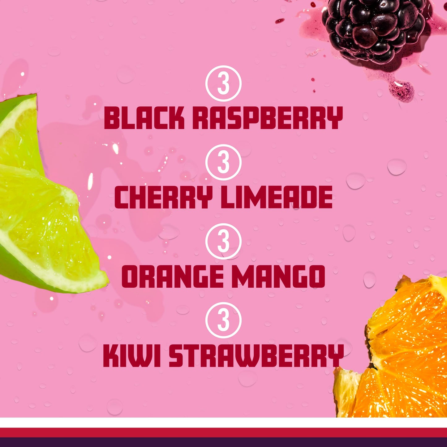 Sparkling Ice Purple Variety Pack, Flavored Water, Zero Sugar, With Vitamins And Antioxidants, 17 Fl Oz, 12 Count (Black Raspber