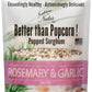 Nature Nates Popped Sorghum, Rosemary & Garlic - Organic, Keto & Gluten Free, Healthy Snacks, Better Than Popcorn, Made In Usa -