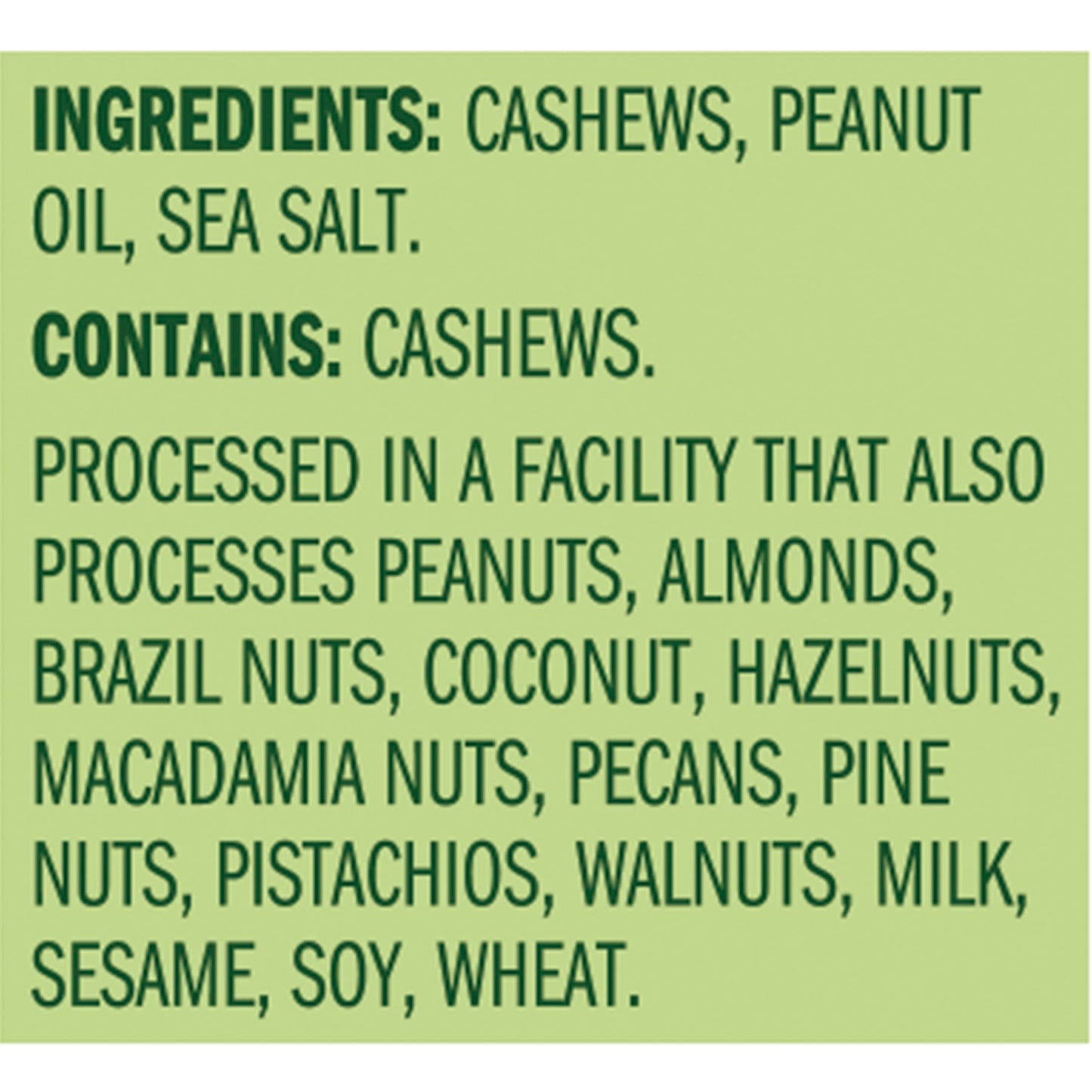 Emerald 94017 Cashew Pieces, 1.25 Oz. Tube Package, 12/Box