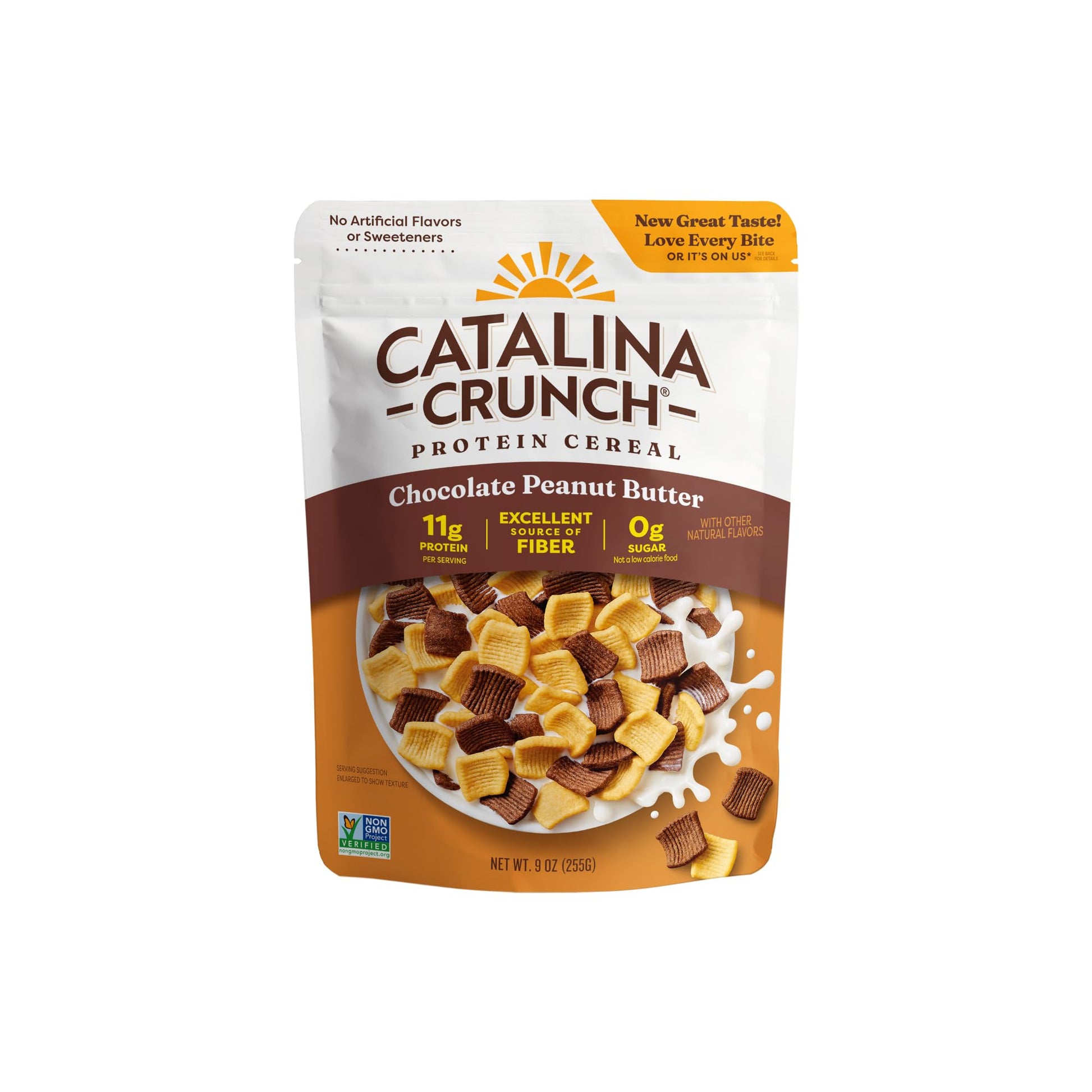 Catalina Crunch Protein Cereal - Sugar Free Breakfast Cereal With 11G Of Protein - Gluten Free, Keto Friendly - Chocolate Peanut