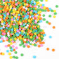 Edible Spring Confetti Sprinkles, Rainbow Sprinkles For Cake Decorating, Funfetti Sprinkles, Round Sprinkles For Spring Cupcakes