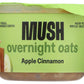 MUSH Overnight Oats - Apple Cinnamon - Good Source of Fiber, Non-GMO, Dairy Free, Gluten Free, 5oz