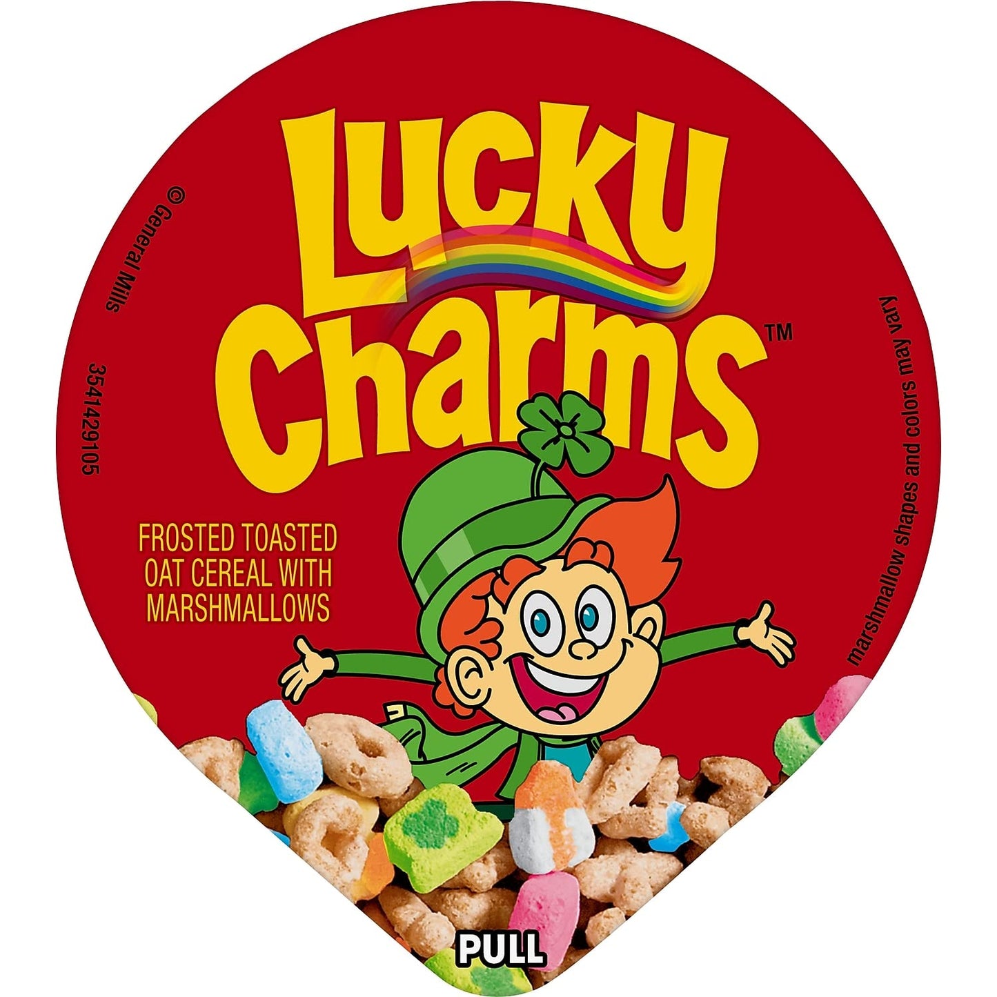 Lucky Charms Cereal, Oats And Marshmallows, 1.7 Oz, 6/Bx (Gem13899)