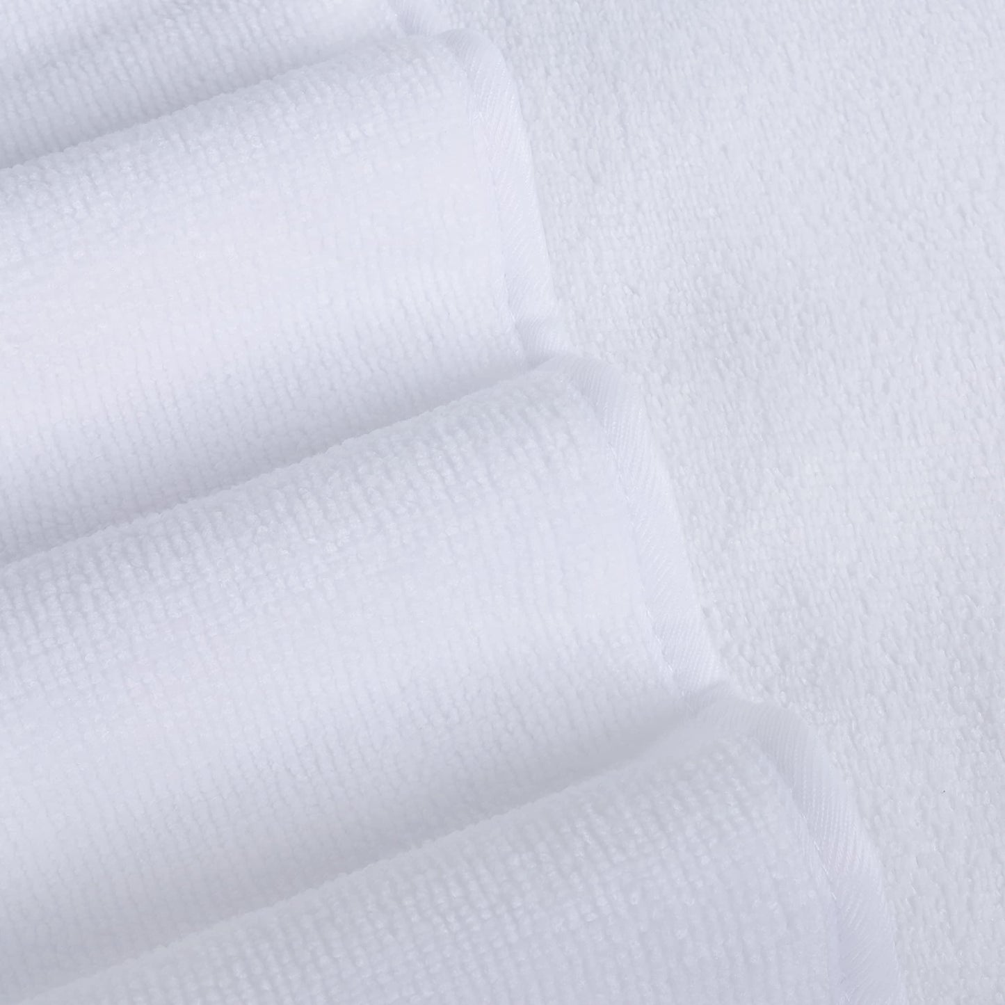 Polyte Quick Dry Lint Free Microfiber Bath Sheet, 35 X 70 In, Pack Of 2 (White)