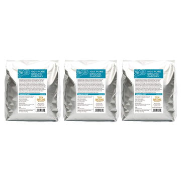 New Orleans Roast Pure French Chicory Coffee Alternative, Dark Roast, 5 Pound Bag (Pack of 3)