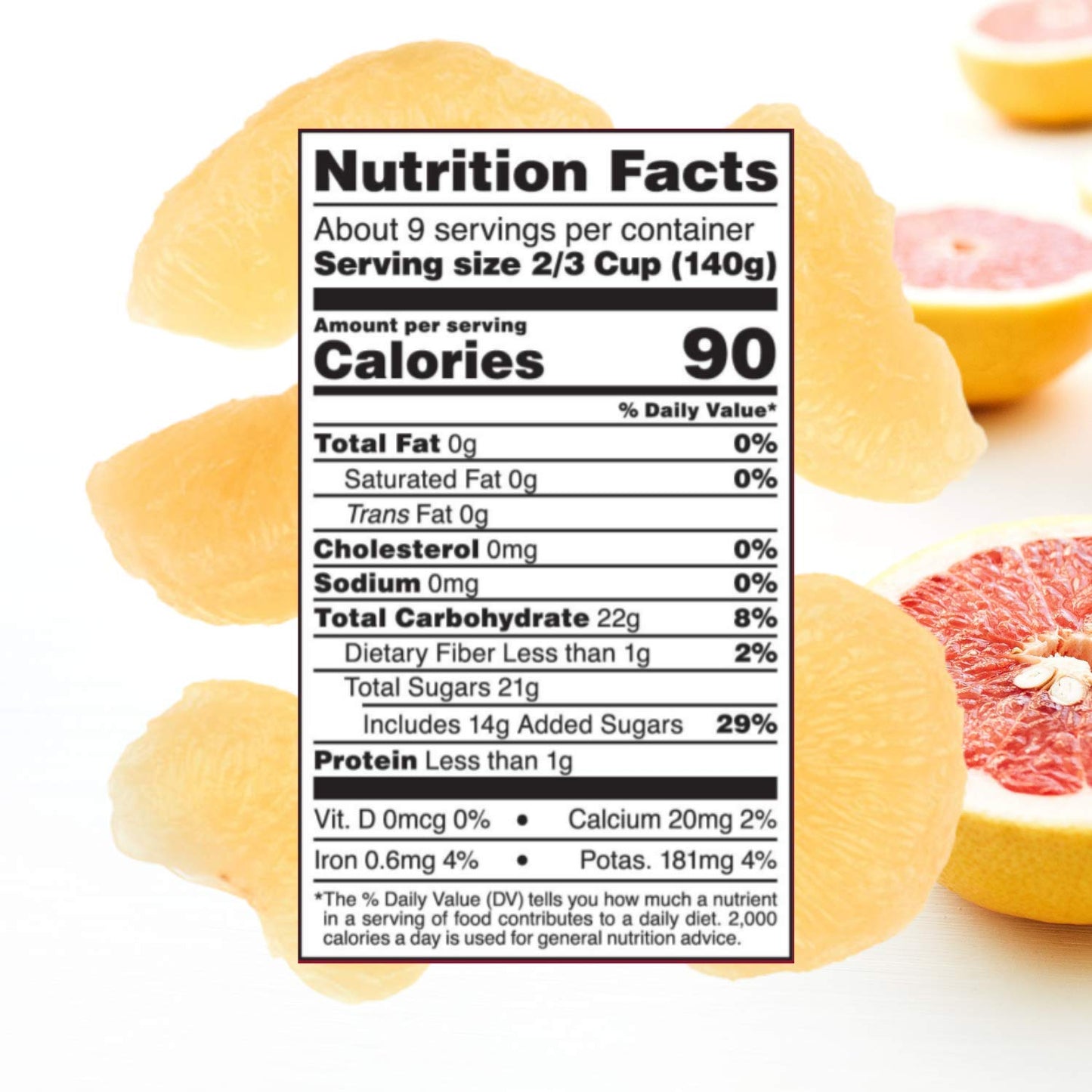 Roland Foods White G fruit Segments in Light Syrup, 43.3 Ounce Can, Pack of 4, Light Yellow
