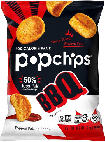 Popchips, Potato Chip, Bbq, Pack Of 12, Size 5 Oz, (Gluten Free)