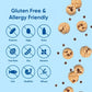 Partake Foods Gluten Free Chocolate Chip Mini Cookie Snack Packs (Variety - Snack Packs)