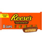 REESES Milk Chocolate Snack Size Peanut Butter Cups, Candy Packs, 0.55 oz (8 Count)