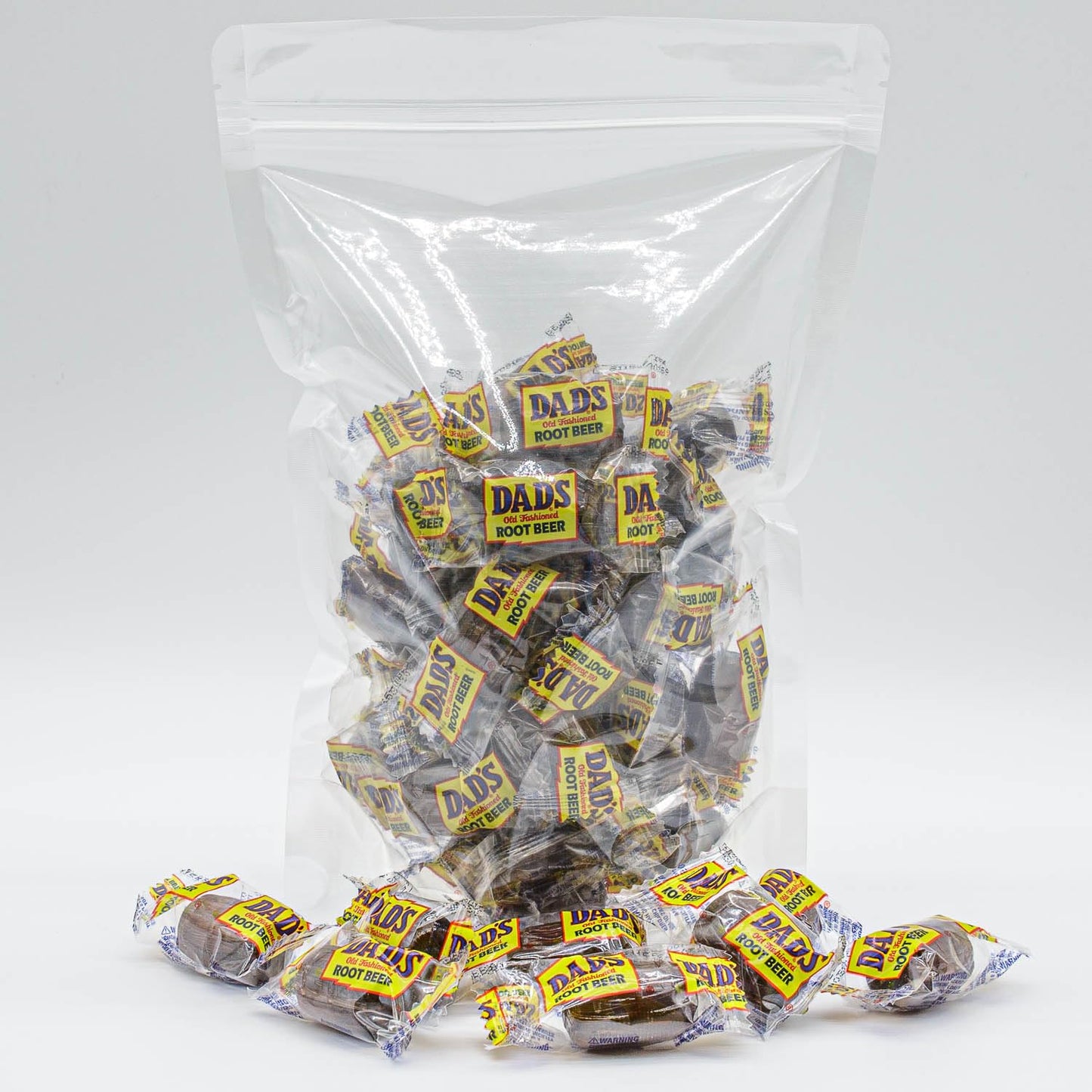 DADS ROOT malt-inspired BARRELS Hard Candy 5 lb - Bulk Bag  Old Fashioned  Original Flavor  Individually Wrapped