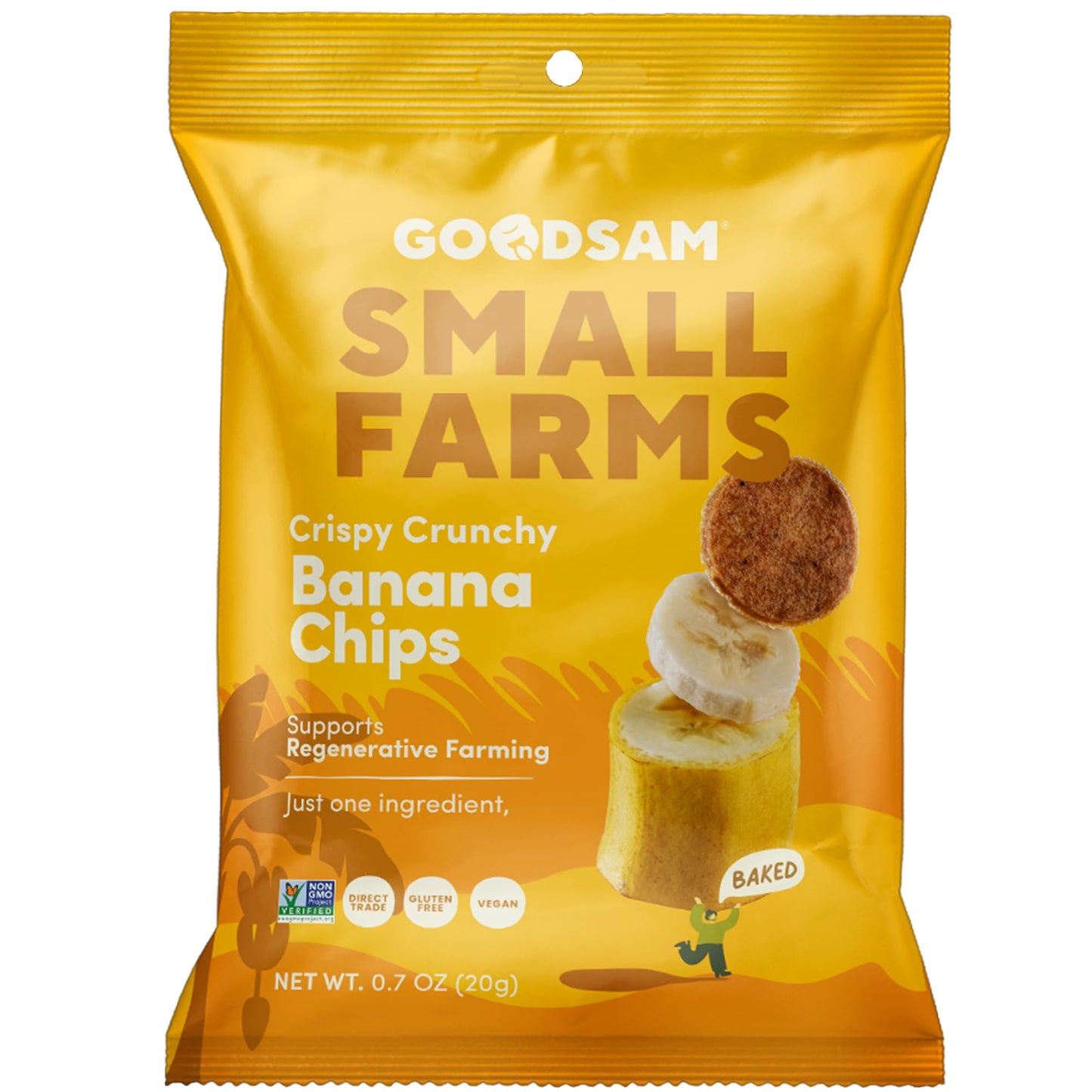 Goodsam, Chips Baked Fruit Banana, 0.7 Ounce