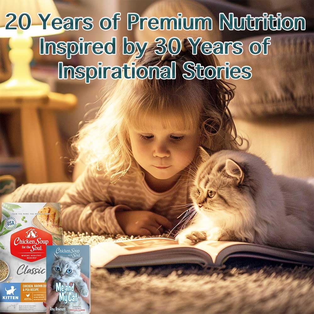 Chicken Soup For The Soul All Natural Enhanced Dry Kitten Food, Real Meat First Ingredient, No By-Products, Supports Brain & Vision Development, Chicken, Brown Rice & Pea, 12Lb