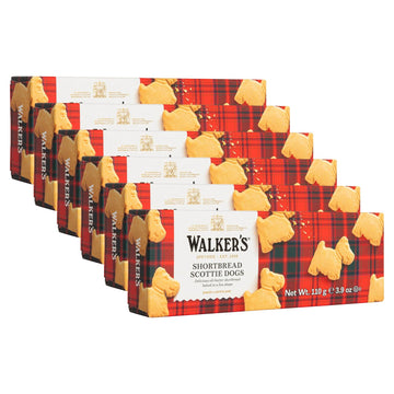 Walkers Shortbread Shortbread Scottie Dogs, Traditional Pure Butter Shortbread Cookies, 3.9 Ounce (6 Count)