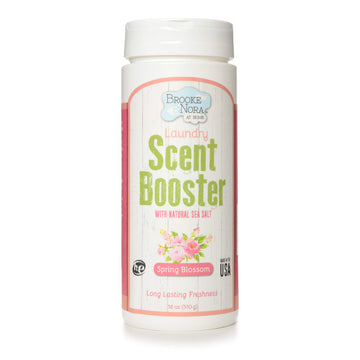 B&N All Natural Brooke & Nora At Home Laundry Scent Booster Made With Natural Sea Salt, Spring Blossom, 18 Ounce