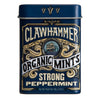 Clawhammer Organic Mints Strong Peppermint | Organic Cane Sugar, Natural Flavors, No Artificial Colors Or Sweeteners | Kosher Ce