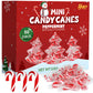 Christmas Mini Candy Canes Classic Red & White Peppermint Flavor for Holiday Family Indulgement - Small Candy Canes Individually Wrapped for Kids & mature-themeds  Great Candy Cane Gift Set - 50 Pack